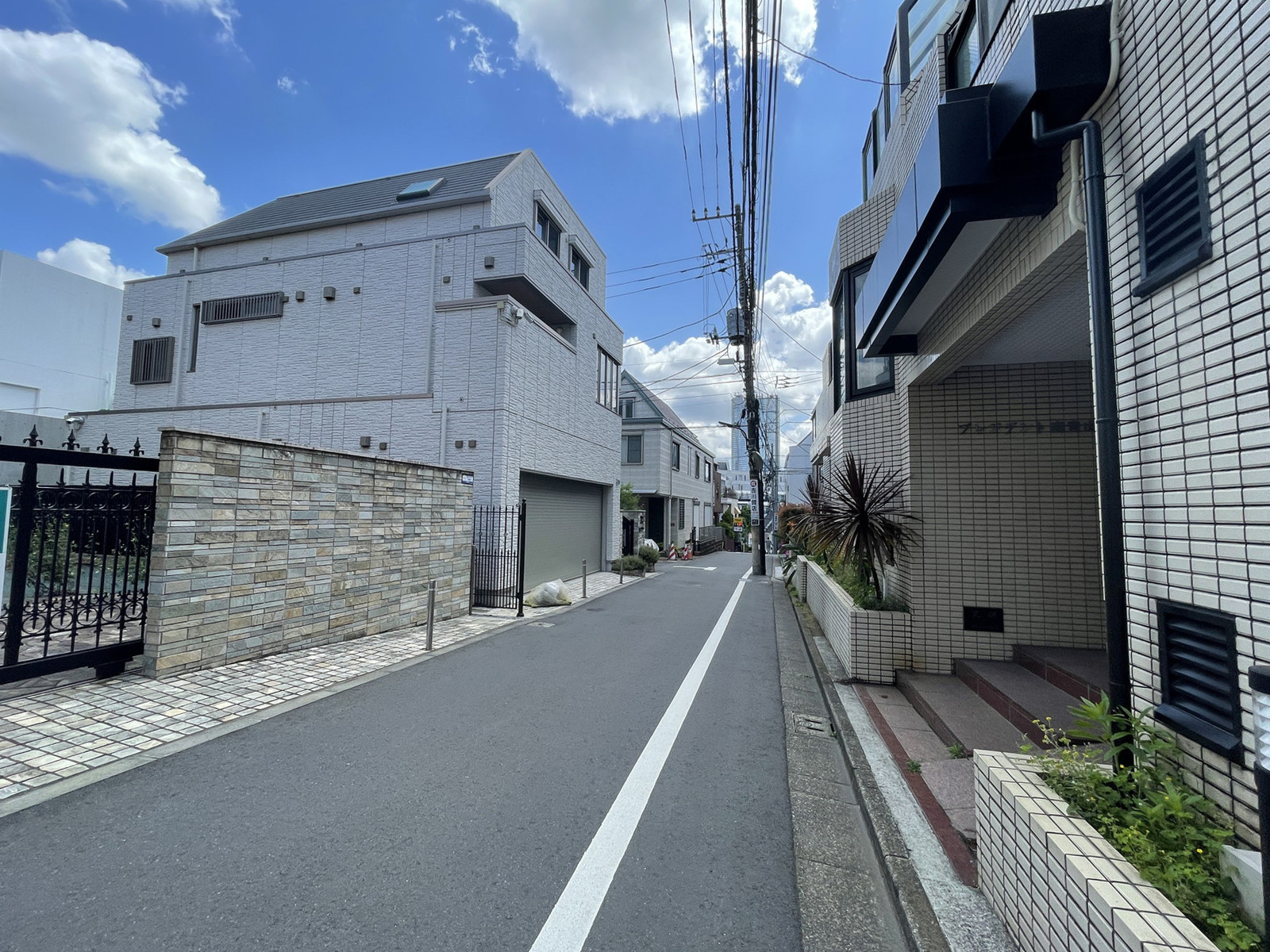 ミッキーハウス南青山前面の通り