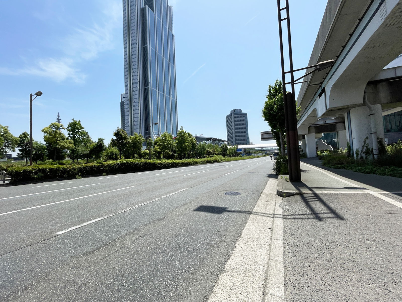 アジア太平洋トレードセンター／ATC前面の通り