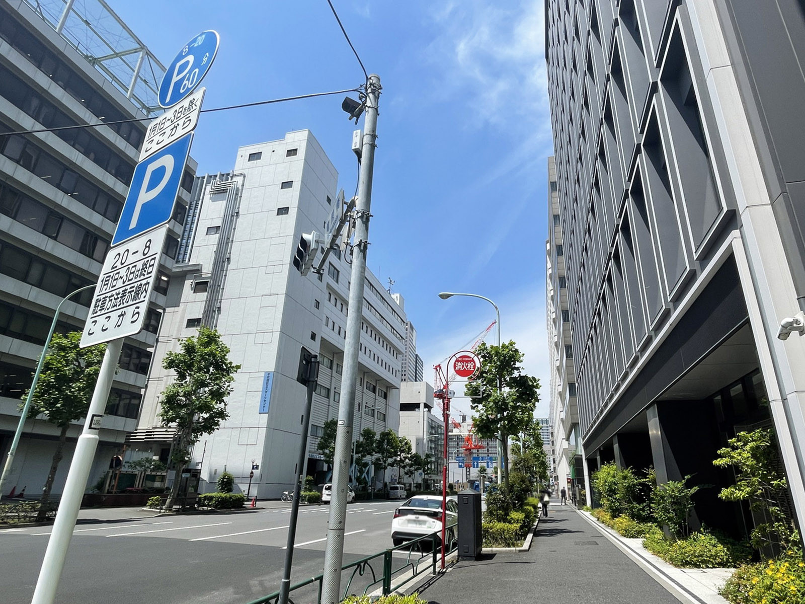 付近の外堀通り