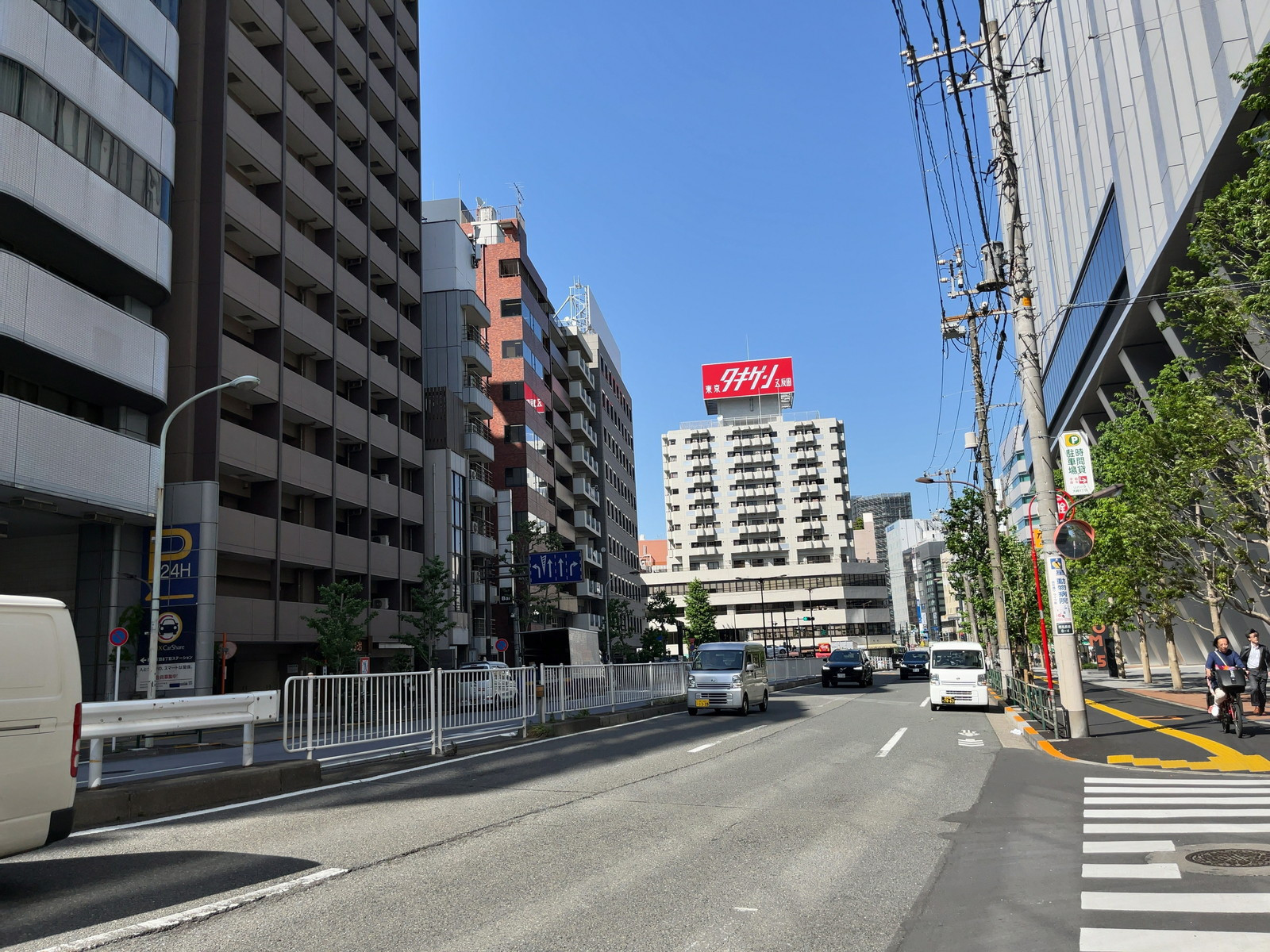 TK五反田ビル前面の通り