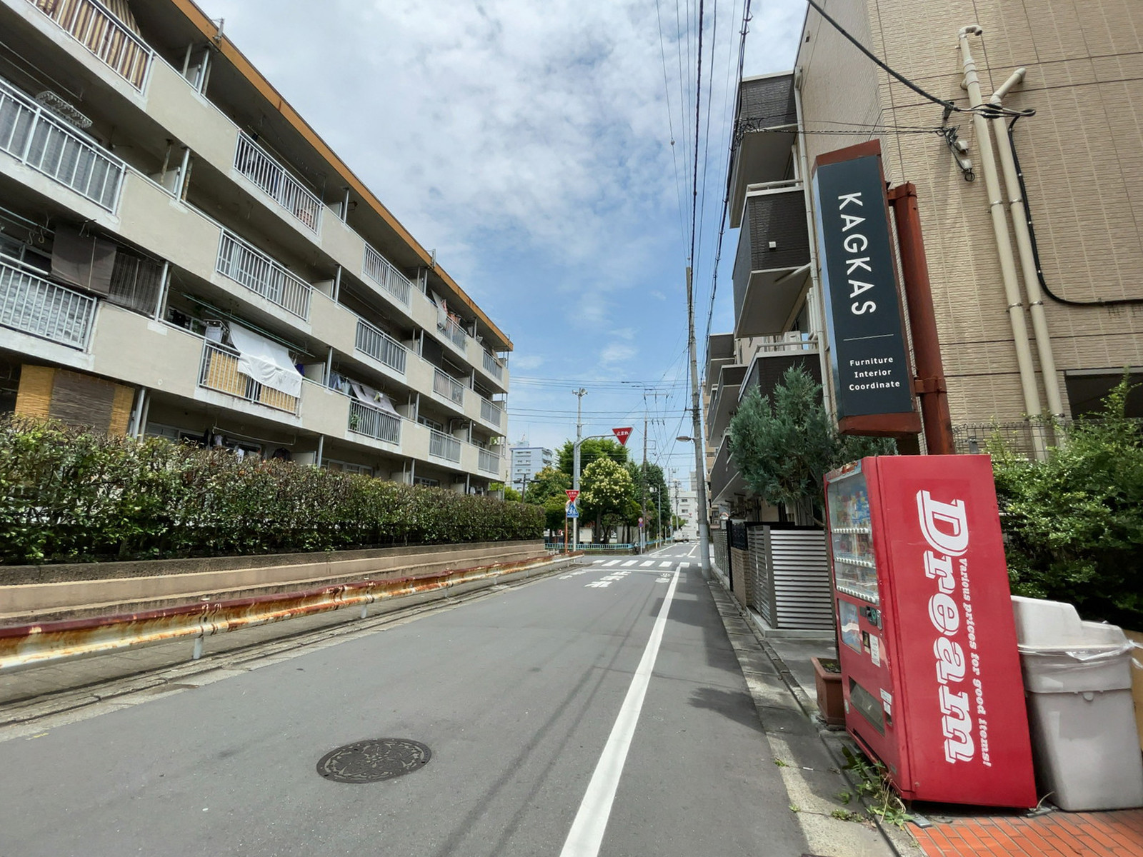 亀戸6丁目貸ビル前面の通り