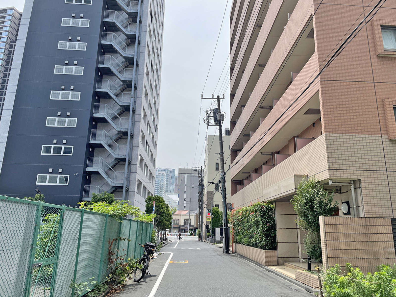 セルツェ芝浦前面の通り