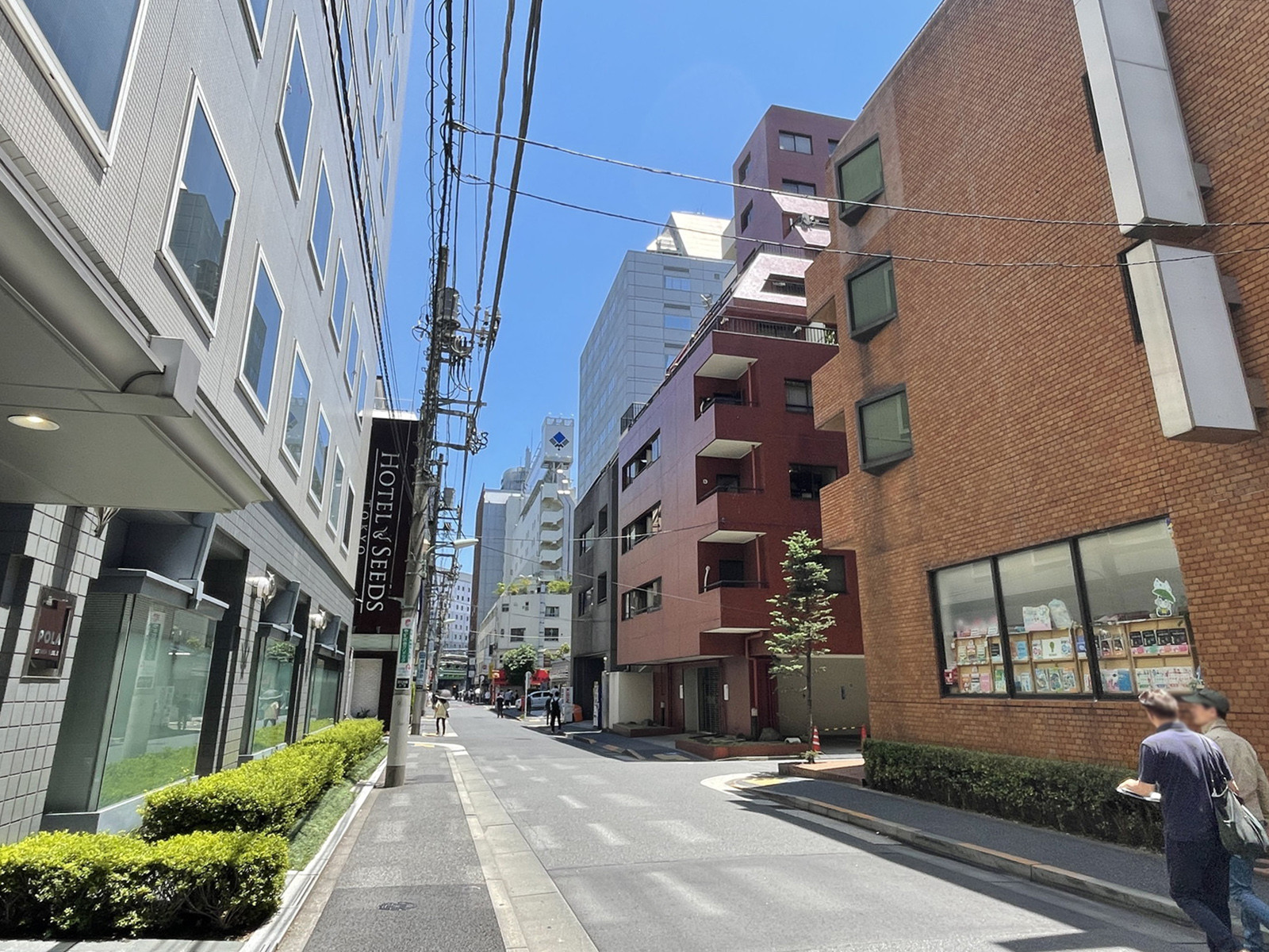 ポーラ第2五反田ビル前面の通り