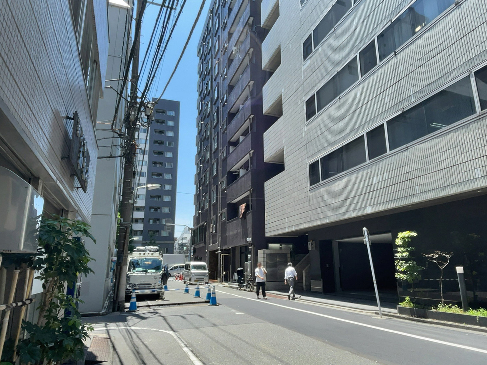 FP五反田ビル前面の通り