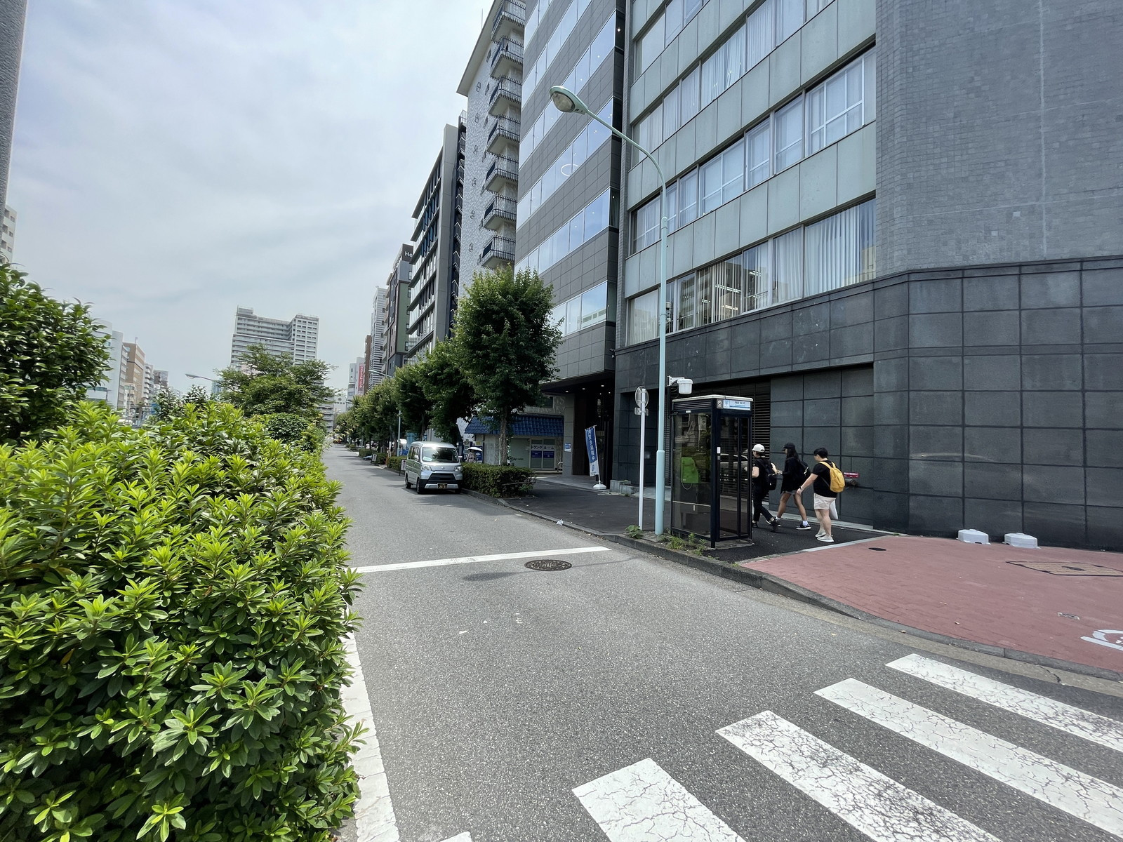 THE PORTAL TSUKIJI前面の通り