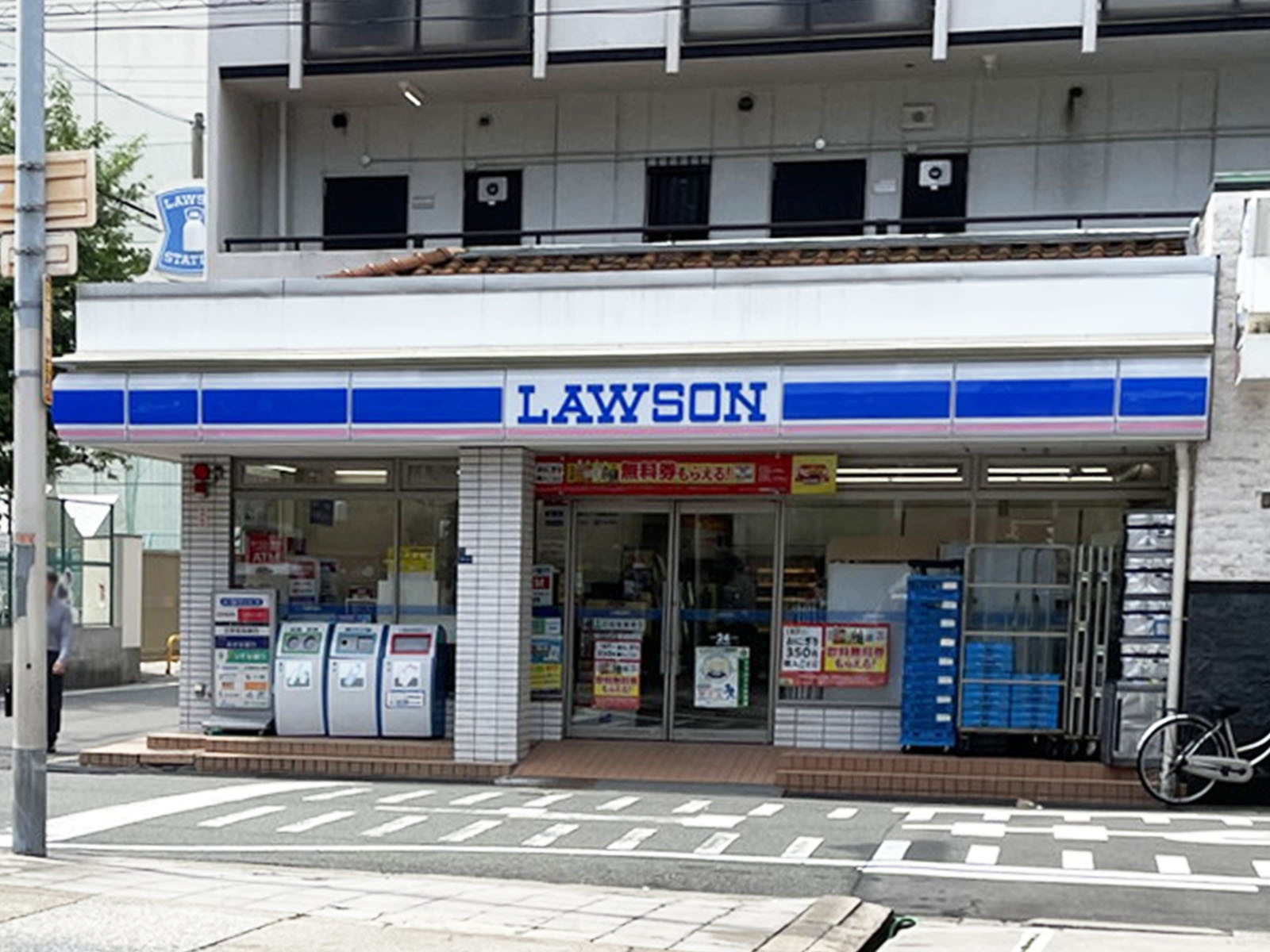 並びにあるローソン 長堀橋店