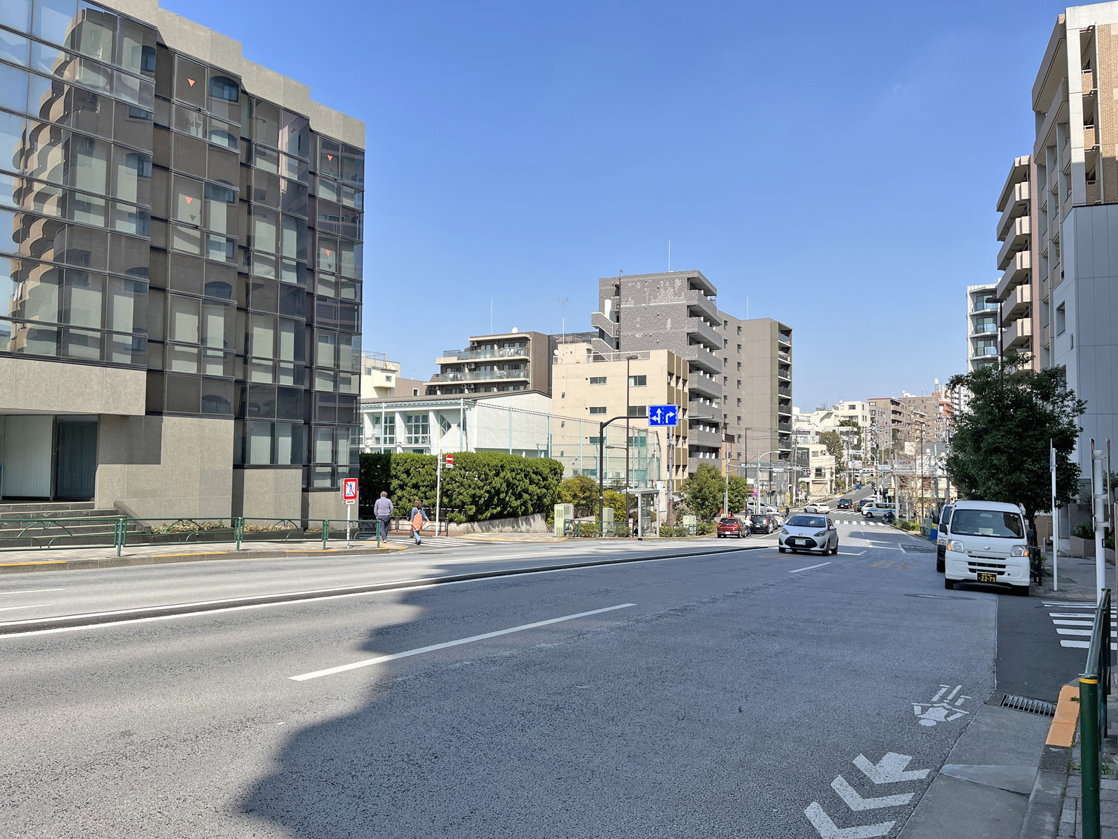 Landman OTOWA前面の不忍通り
