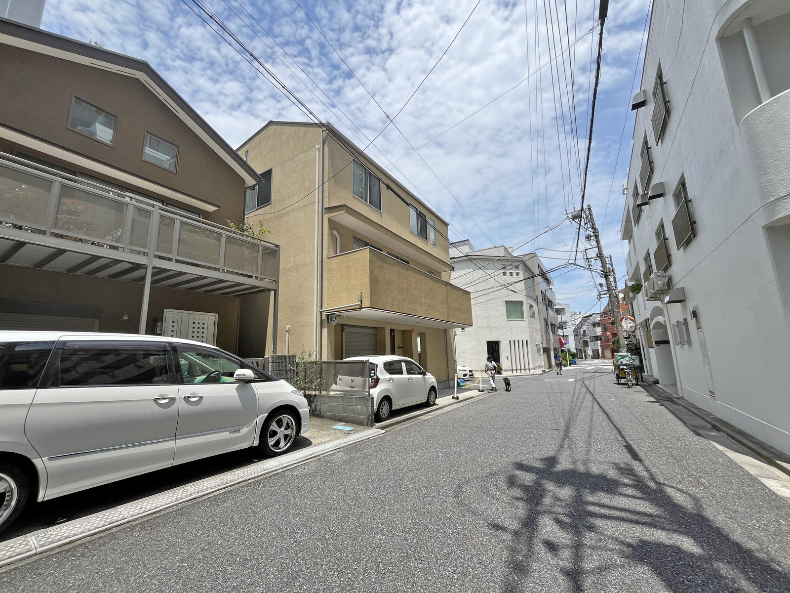 白井ビル前面通り