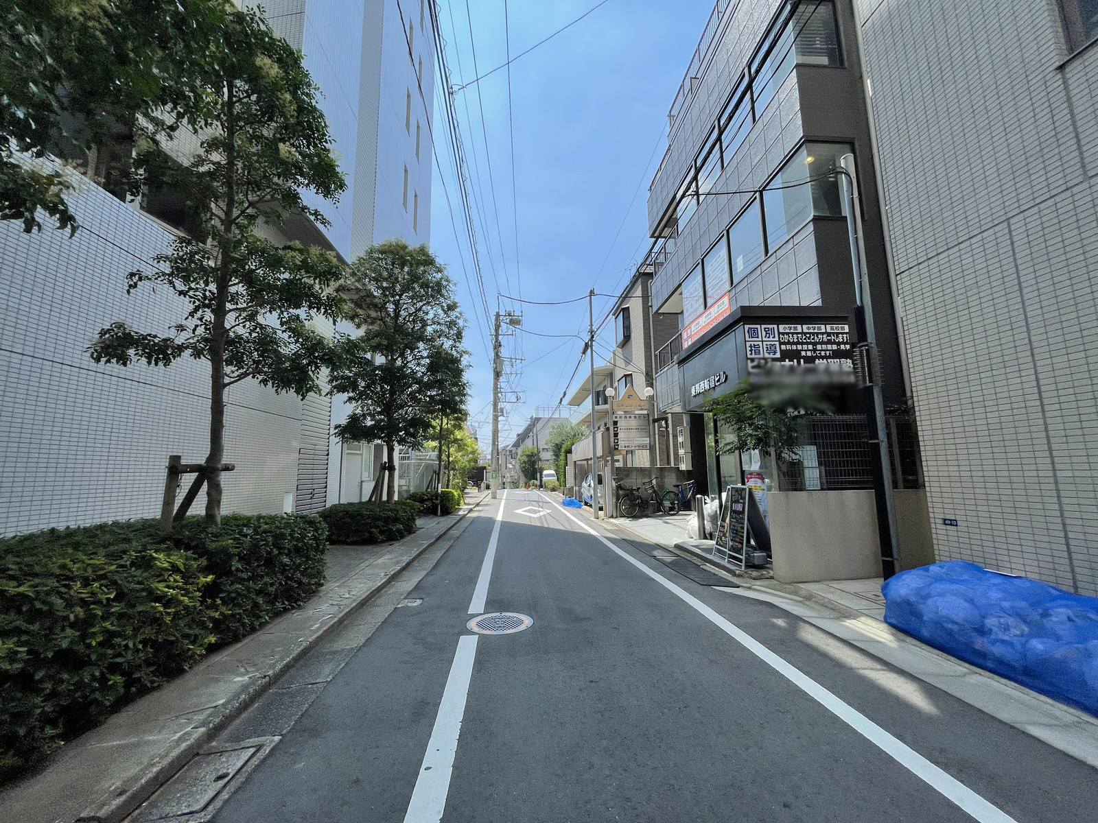 東邦西新宿ビル前面の通り