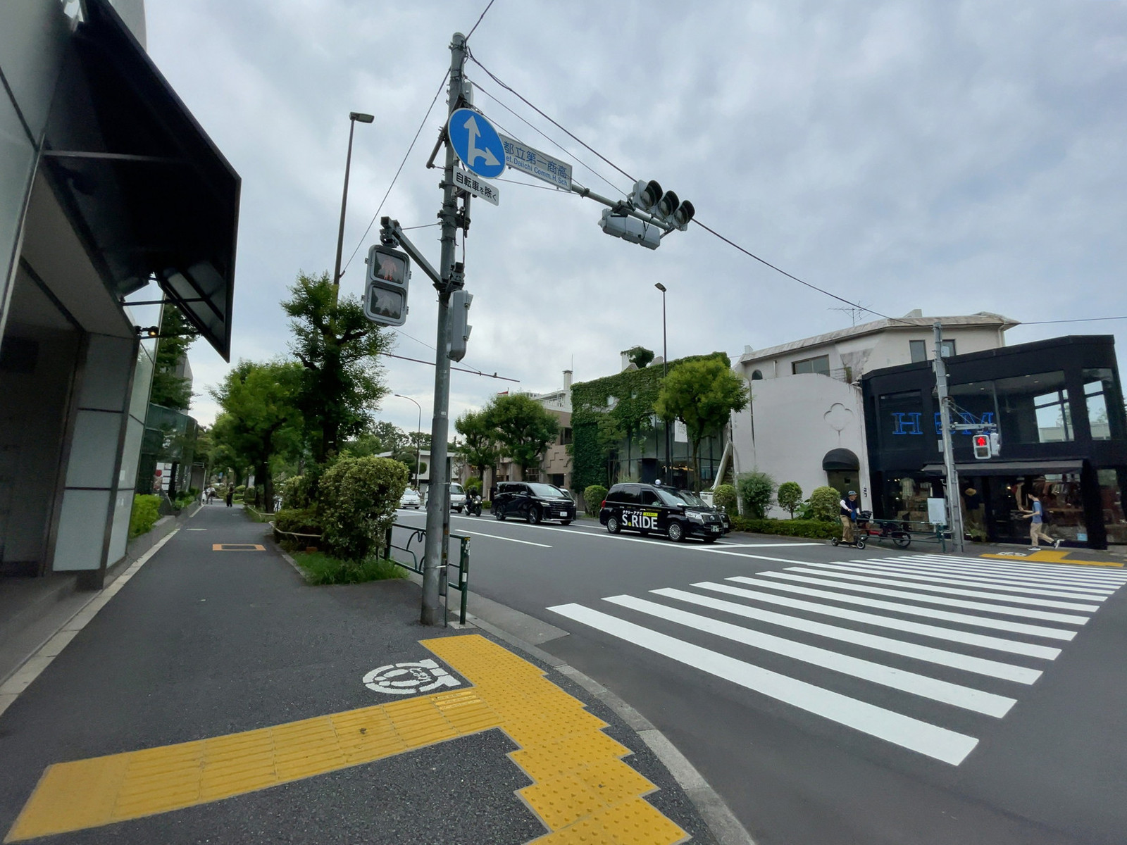 付近の旧山手通り