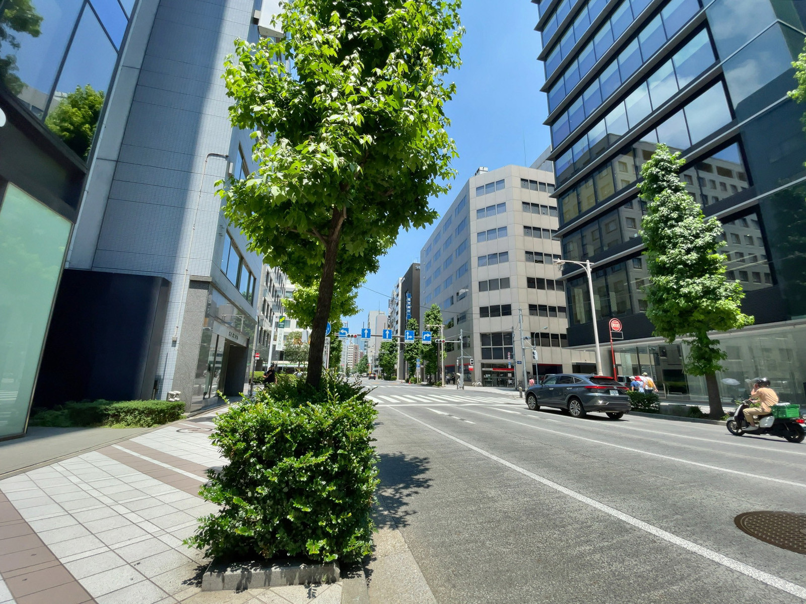 PMO日本橋大伝馬町前面の通り