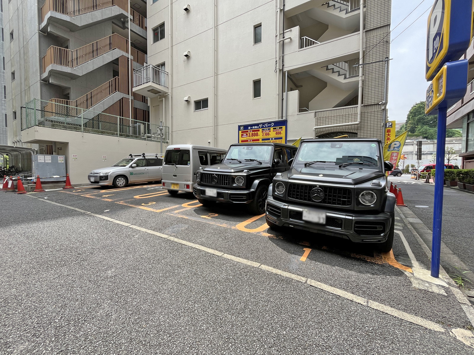 徒歩1分のコインパーキング