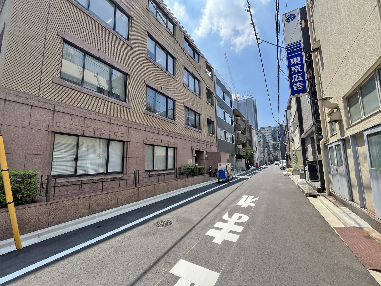 エスティビル前面通り