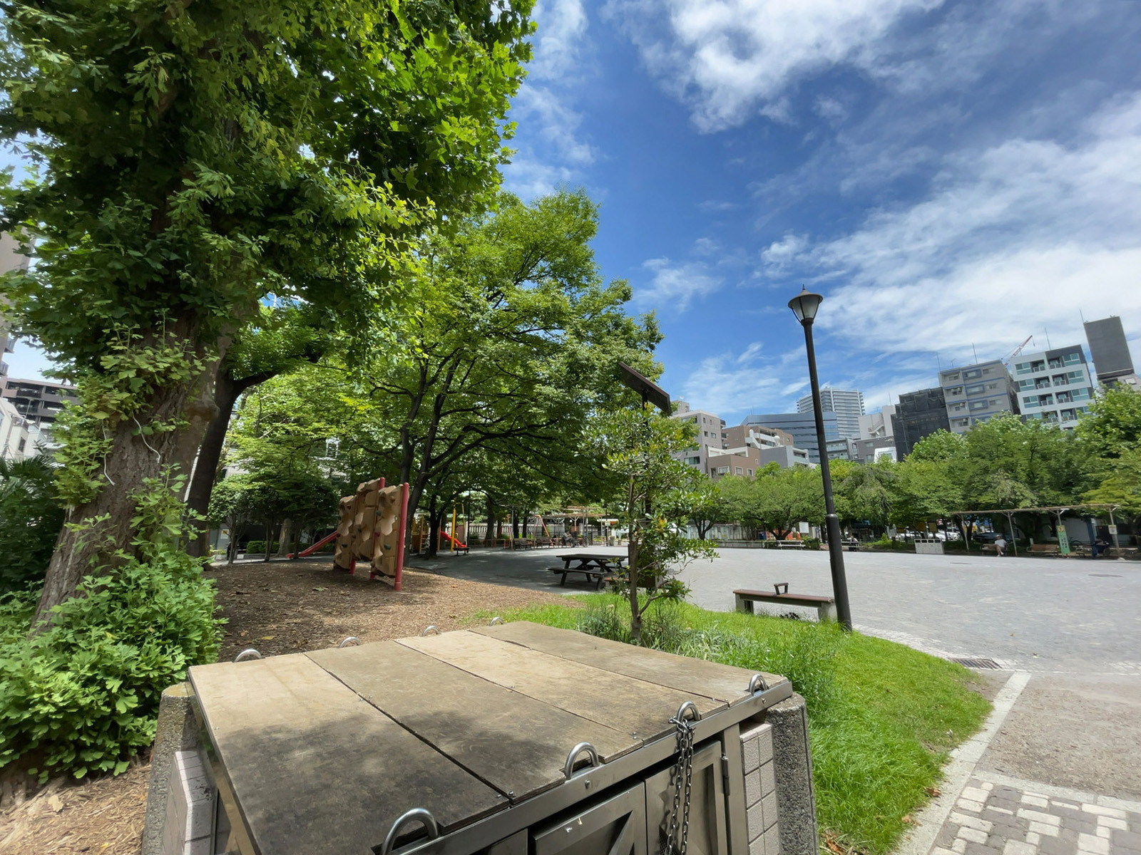 徒歩1分の中央区立鉄砲洲児童公園
