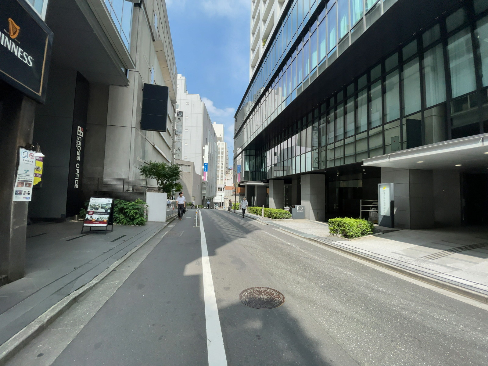 クロスオフィス渋谷前面の通り