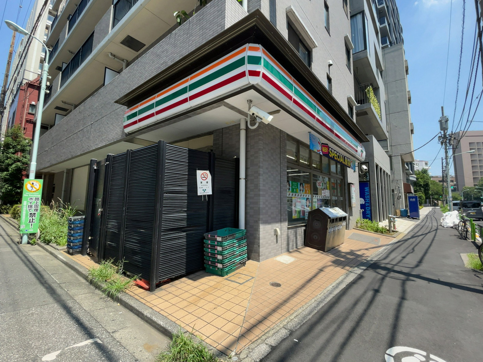 徒歩2分のセブンイレブン 築地7丁目店