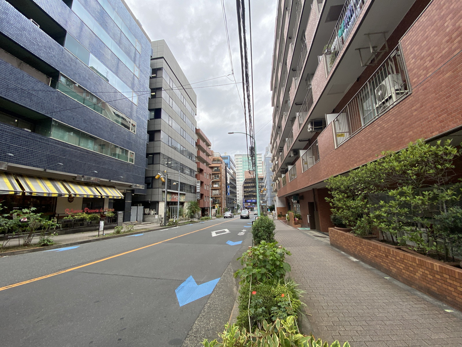 MARIX恵比寿ビル前面の通り