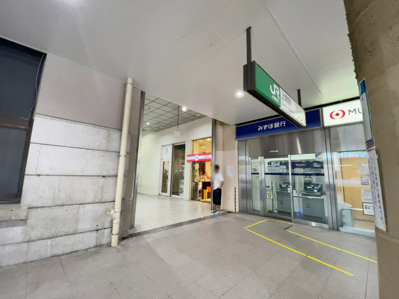 最寄りの「上野駅」