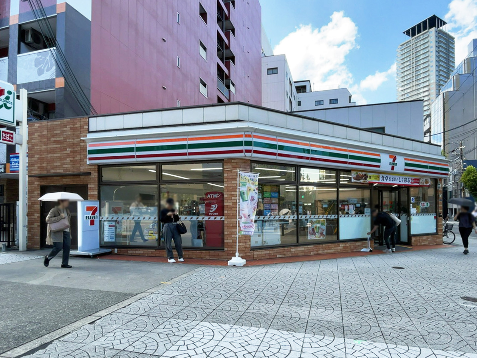 並びにあるセブンイレブン 大阪農人橋1丁目店