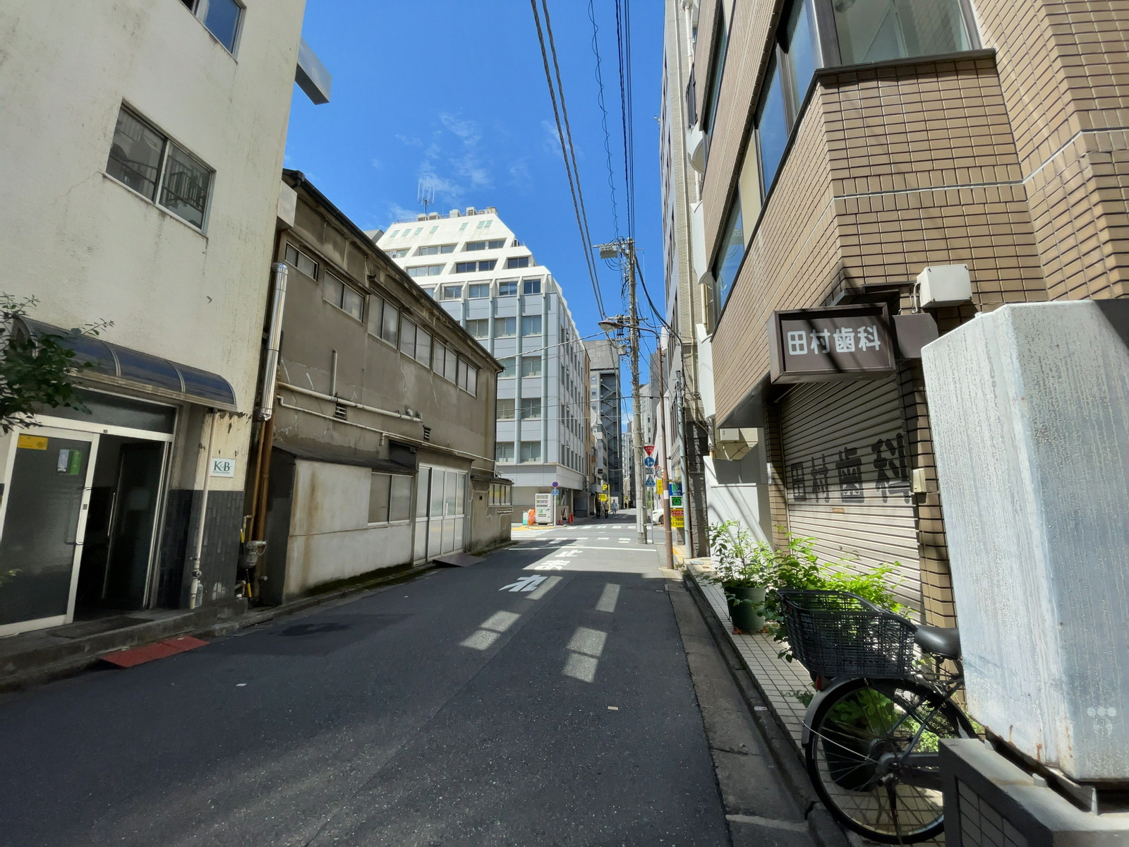 第二亀谷ビル前面の通り