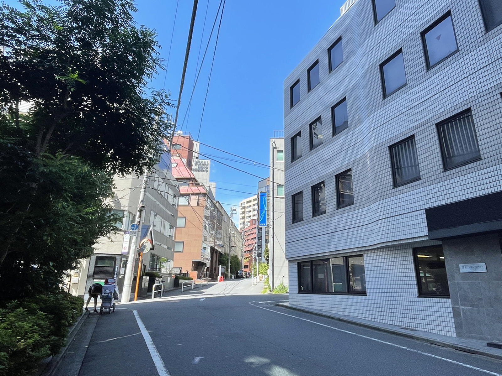 第三大盛丸平河ビル前面の通り