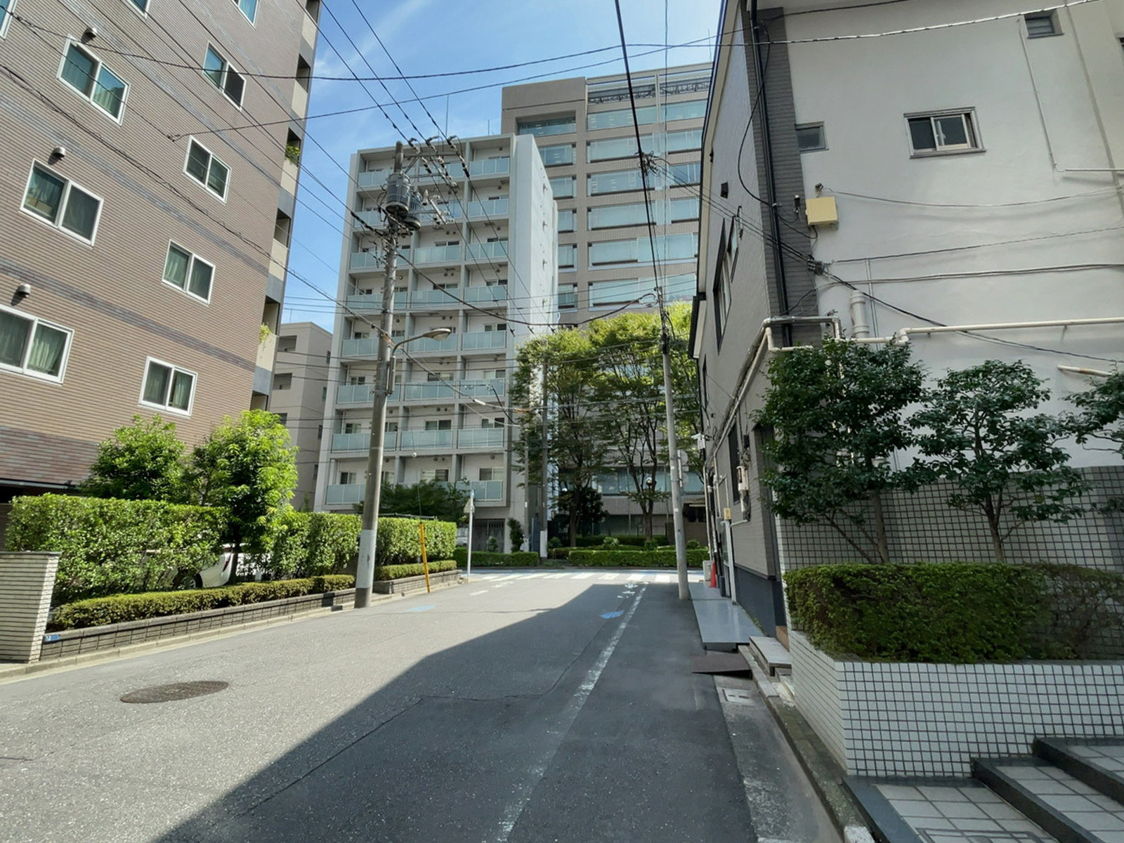 永代O.T.ビル前面の通り