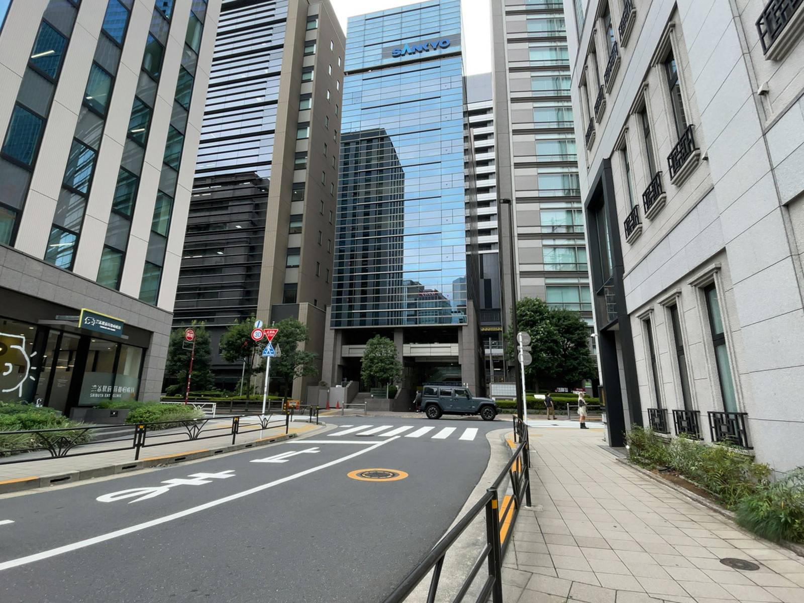 渋谷サウス前面の通り