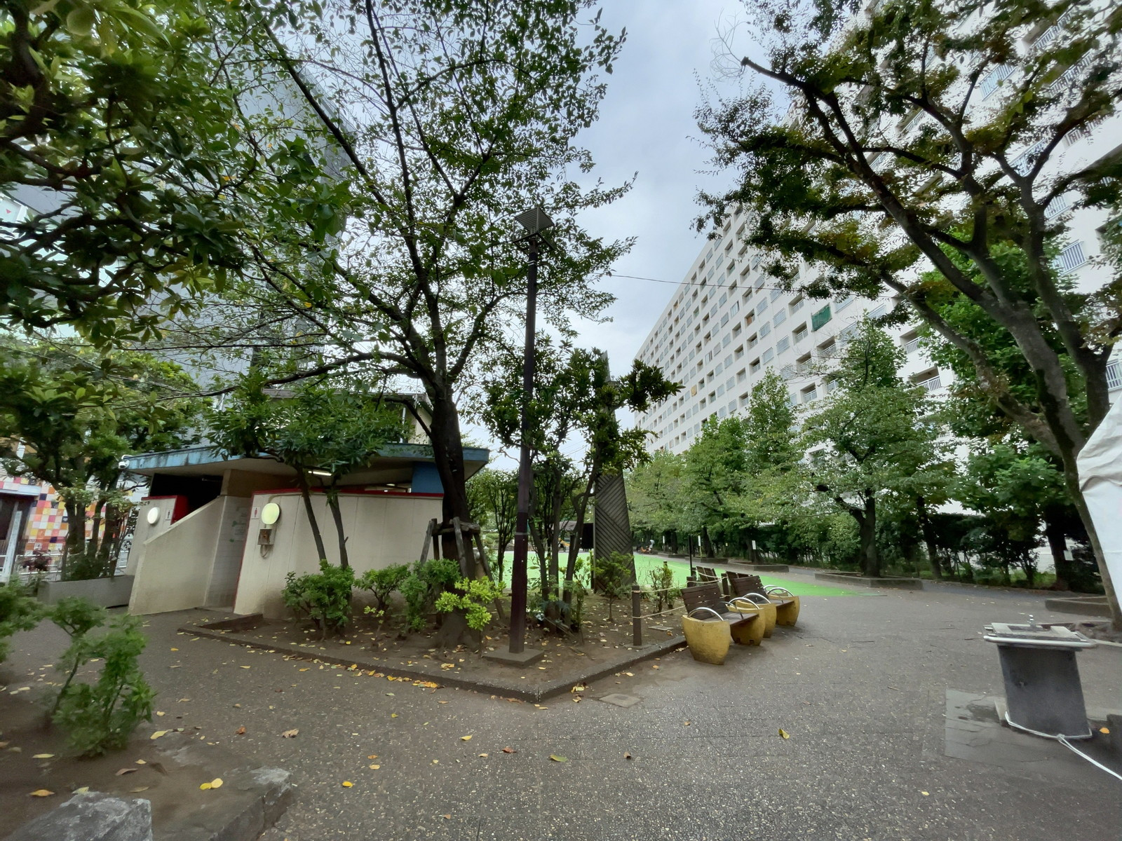 徒歩3分の広尾公園