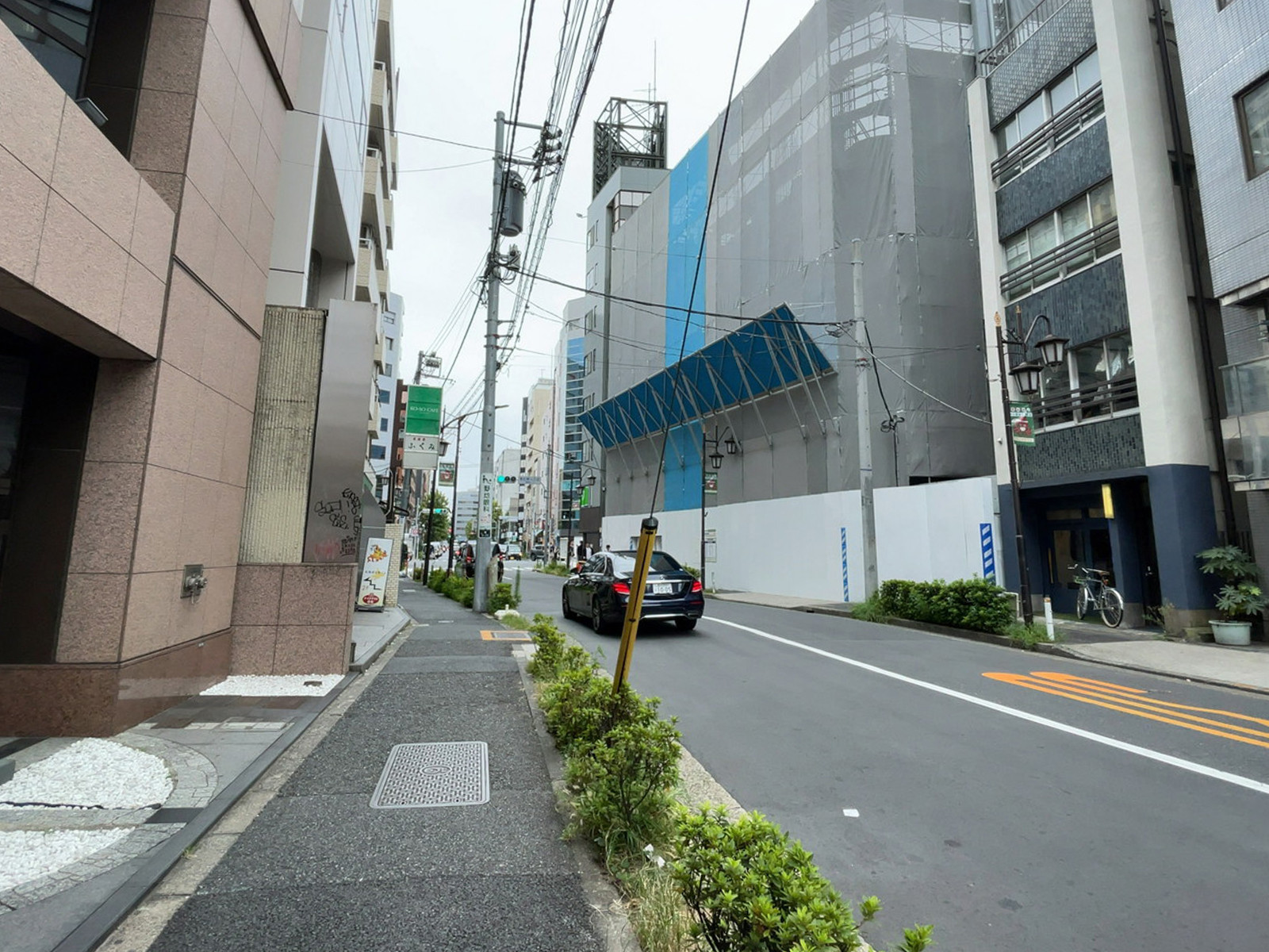 TOKYU REIT恵比寿ビル前面の通り