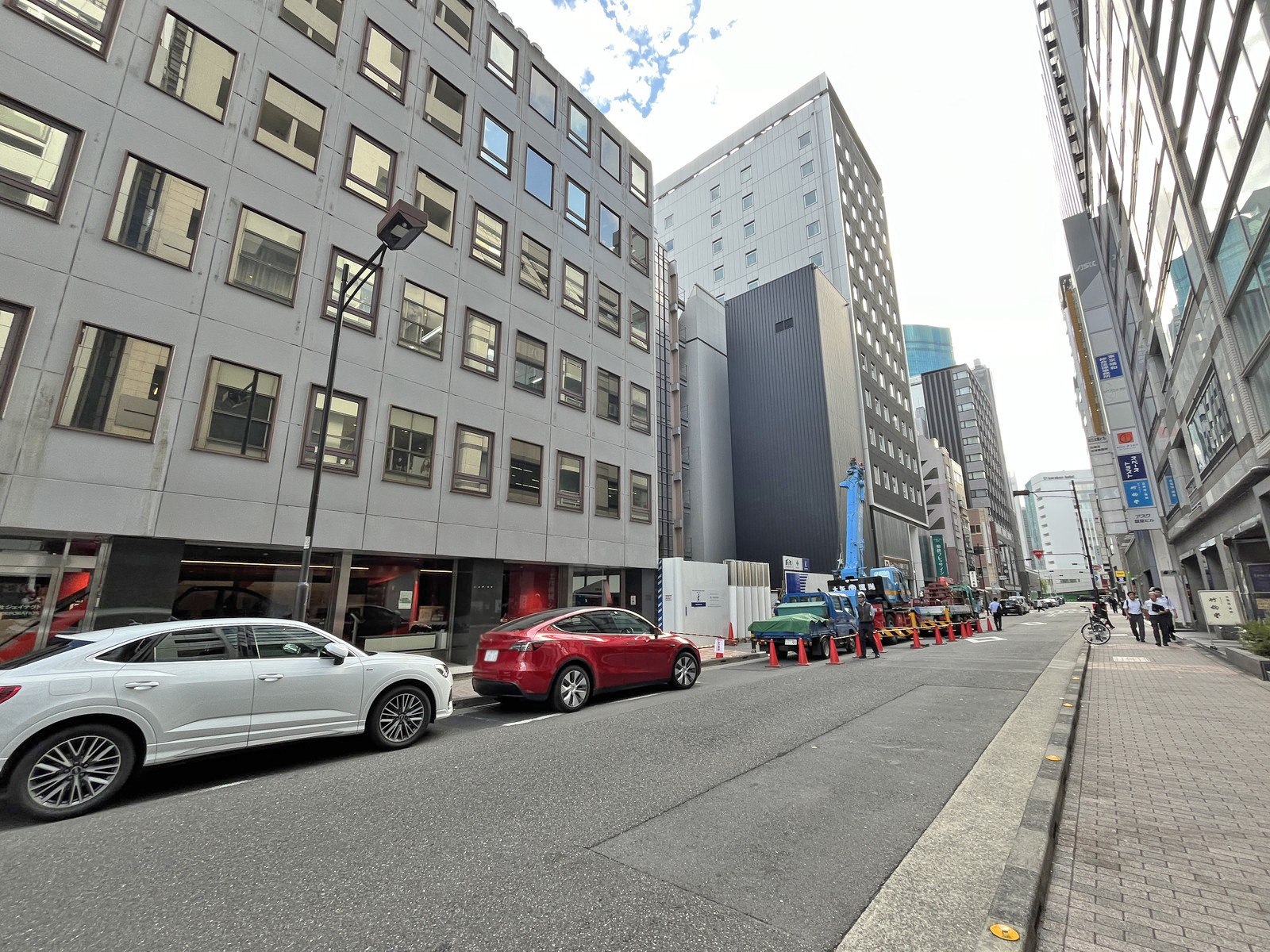 ランディック第3銀座ビル前面通り