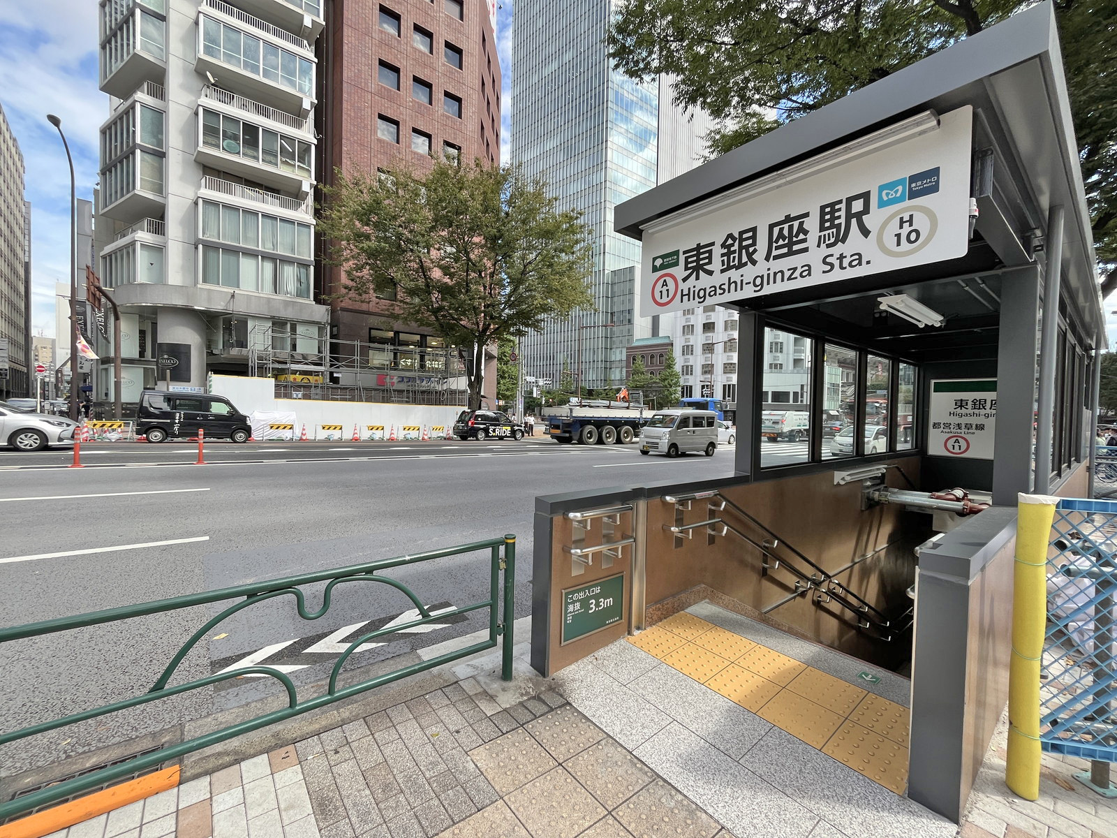 最寄りの「東銀座駅」