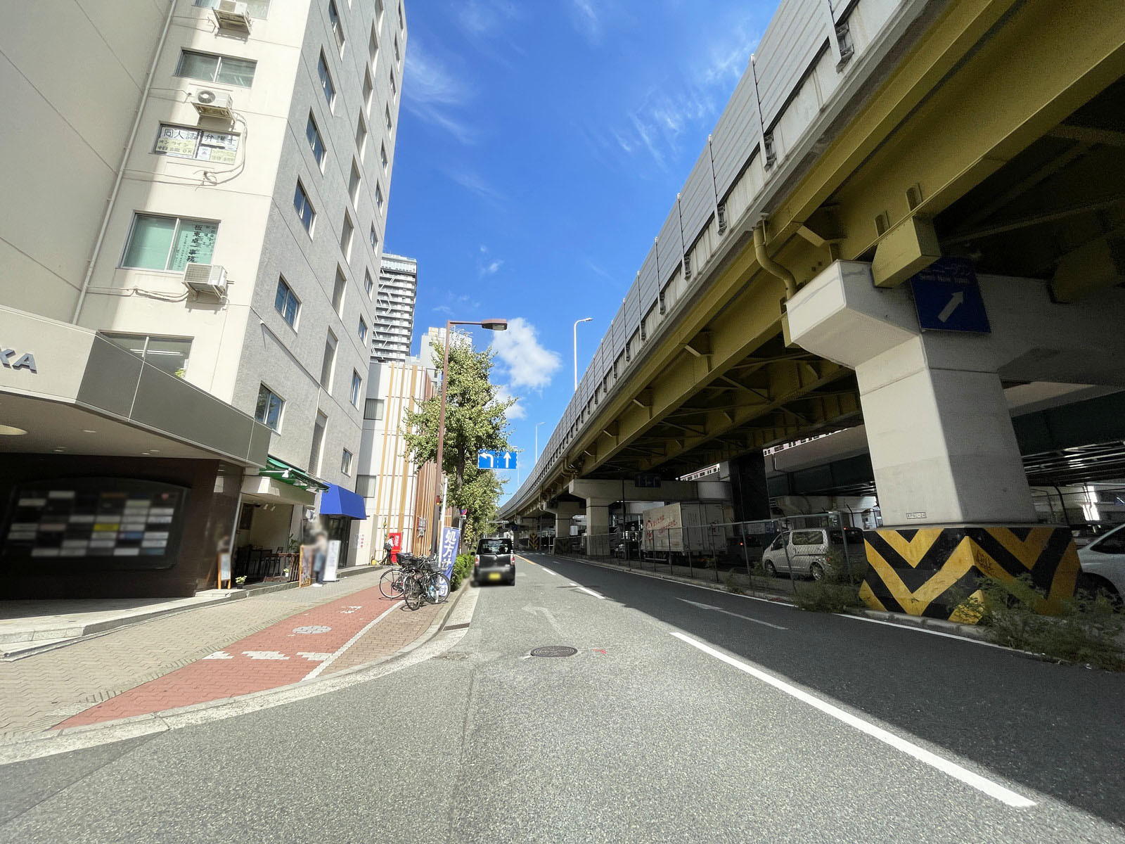 大旺第一ビル前面の通り