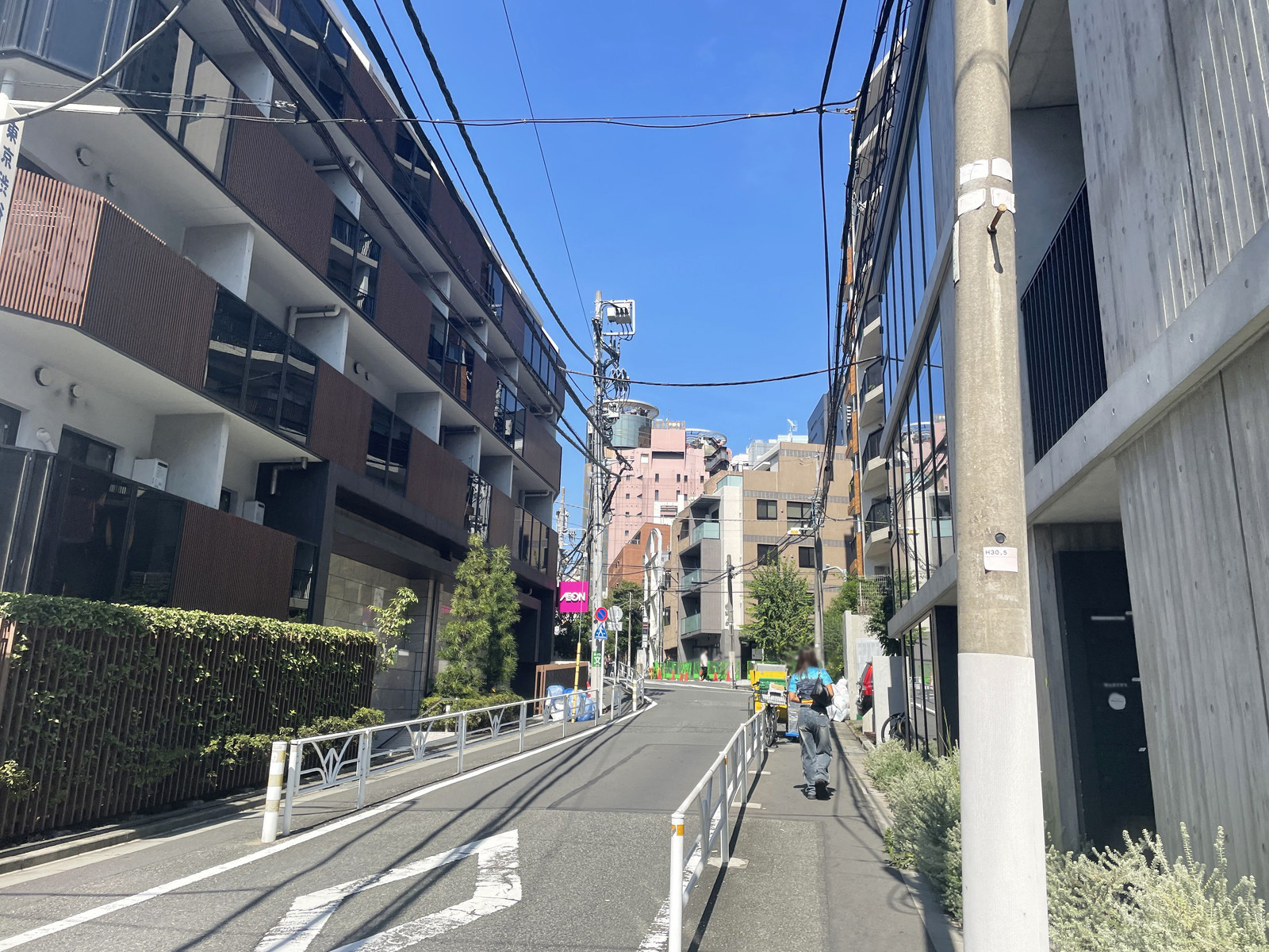 桜ヶ丘リージェンシー前面の通り