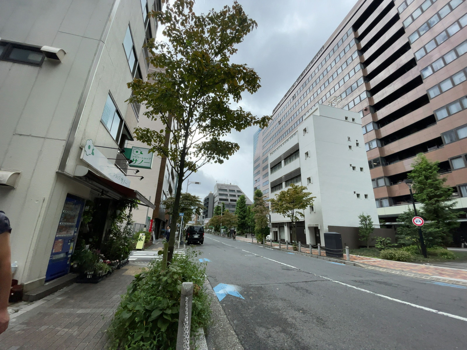芝大友ビル前面の通り