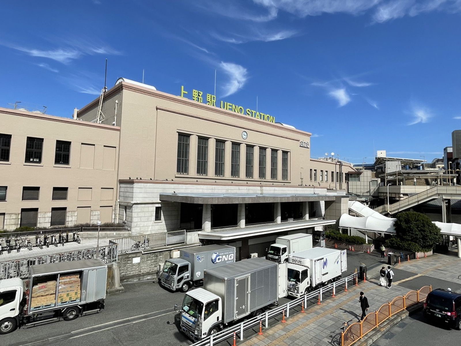 最寄りの「上野駅」