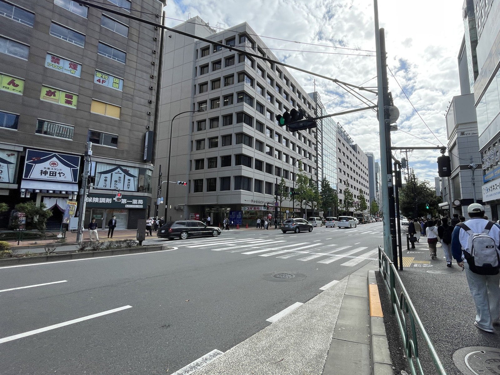 付近の白山通り