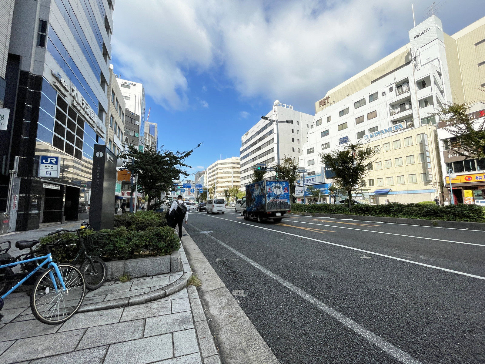 千代田第一ビル前面の通り