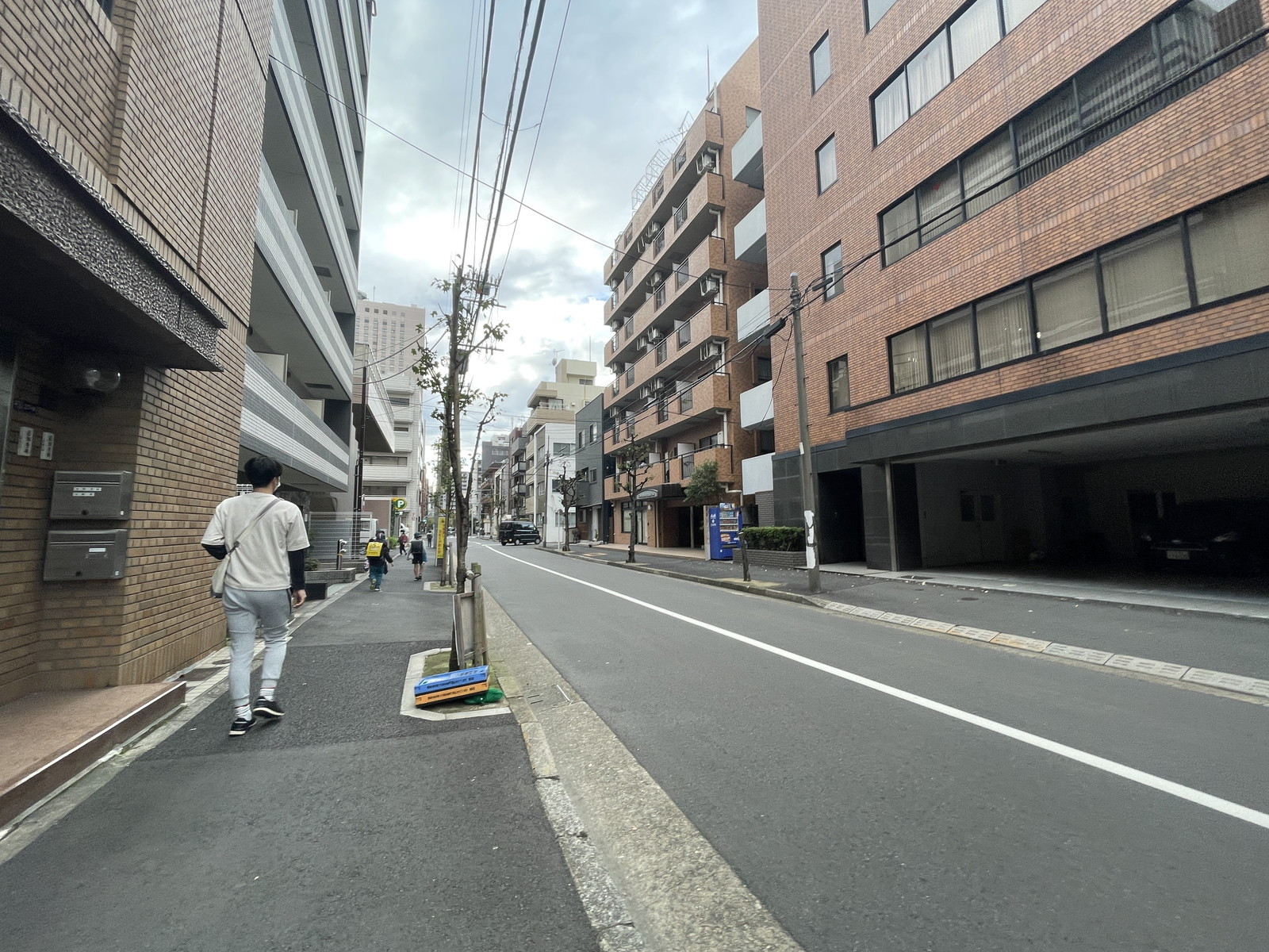 岩瀬ビル前面の通り