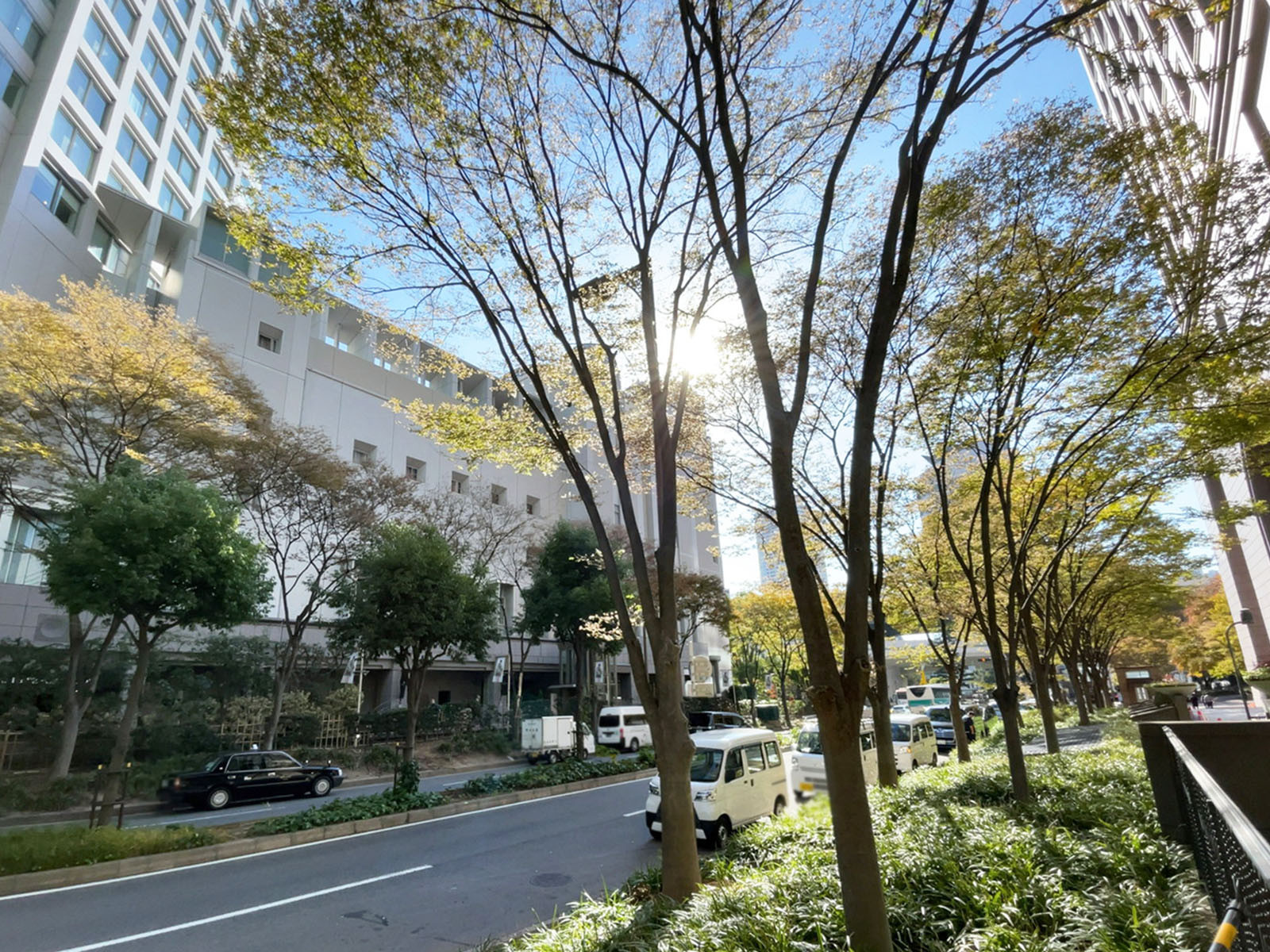 梅田ダイビル前面の通り