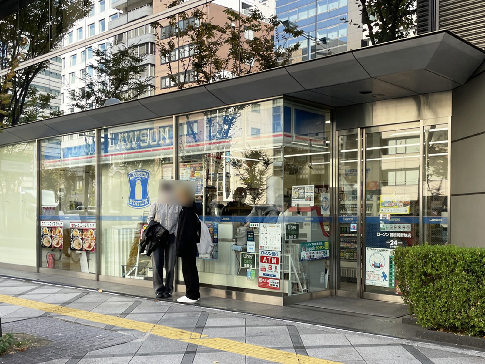 付近のローソン 曽根崎新地店