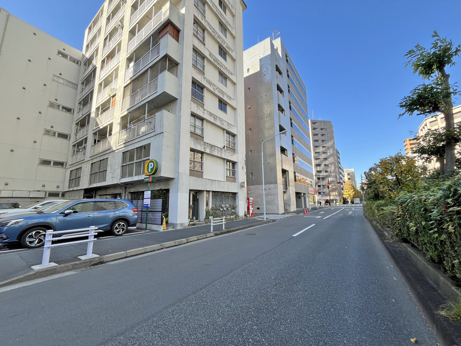 須磨マンション前面通り