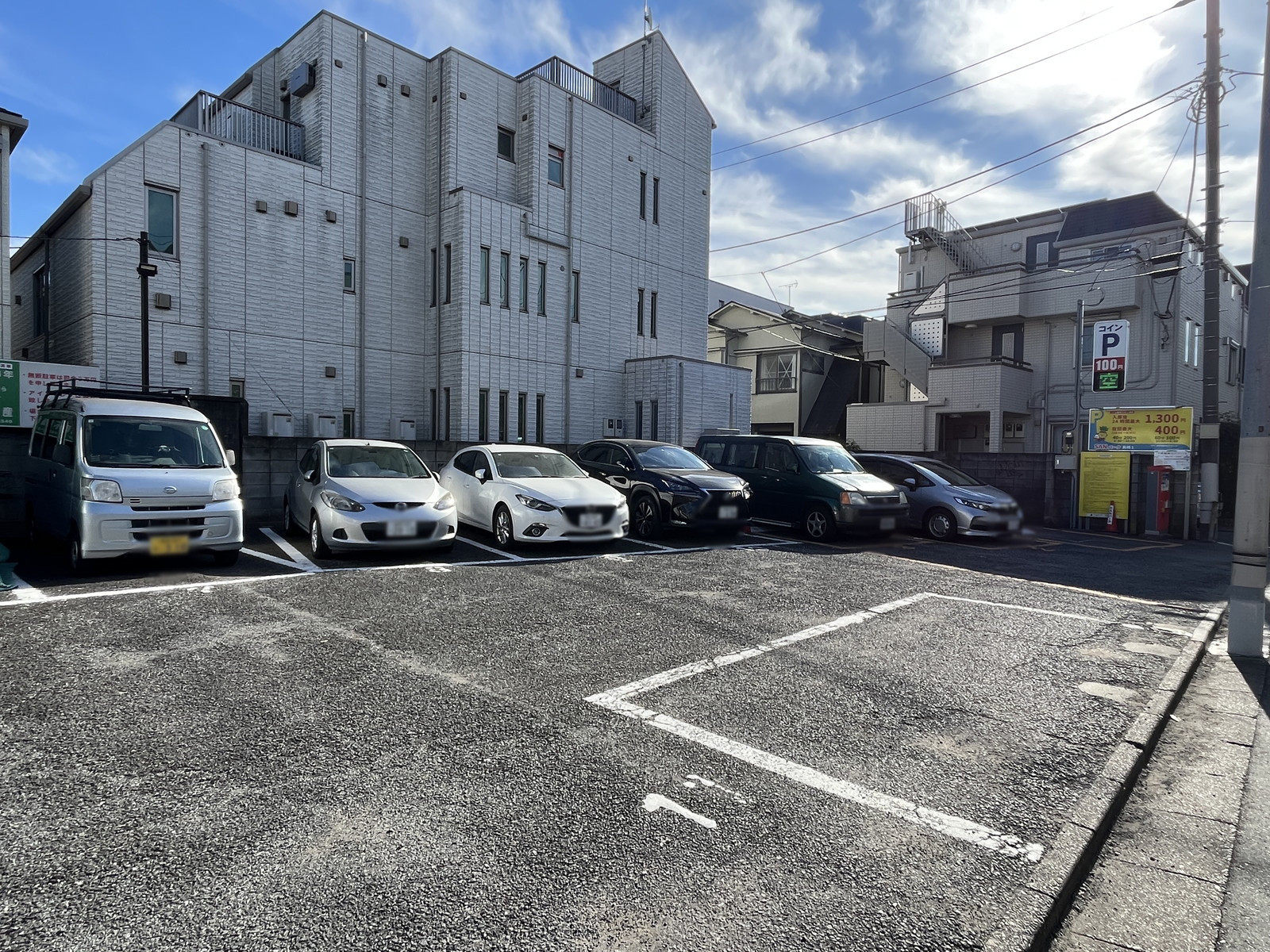 徒歩1分のコインパーキング