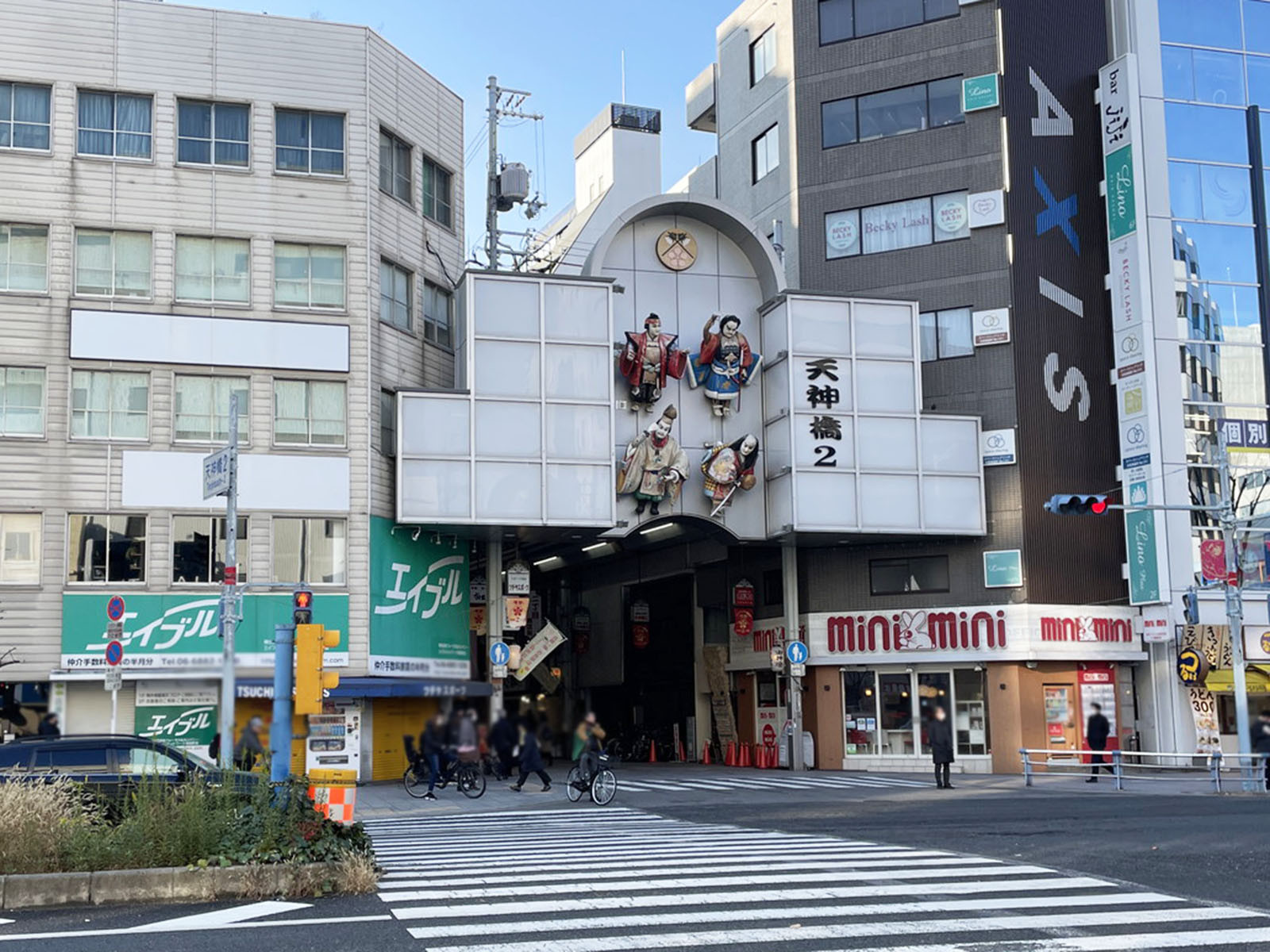 至近の天神橋筋商店街