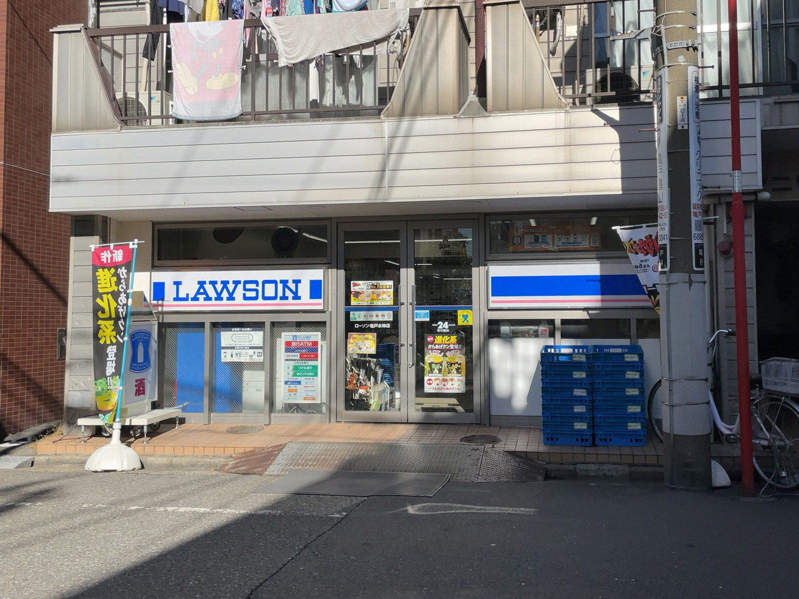 近くのローソン 亀戸水神店