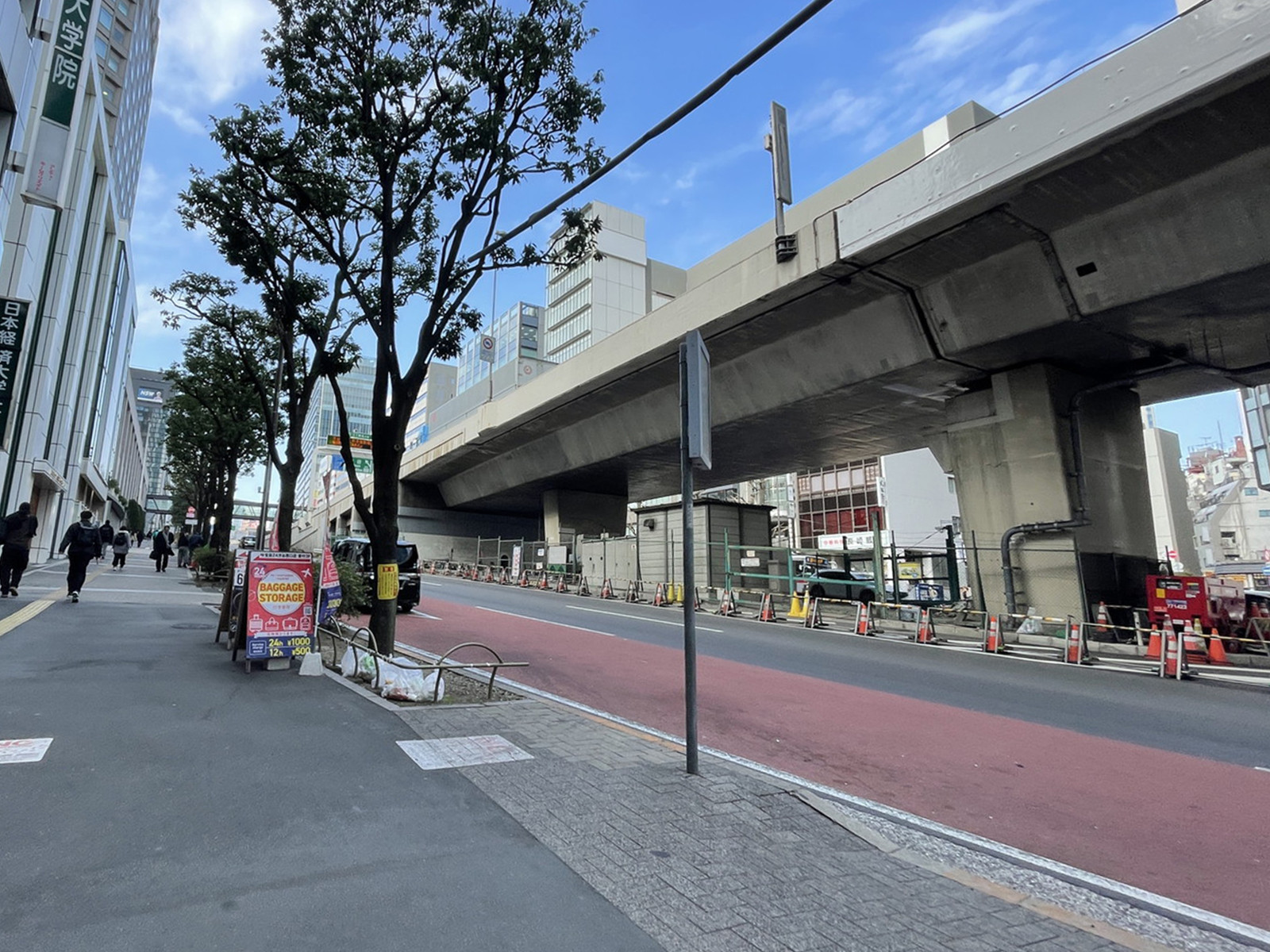 NT渋谷ビル前面の通り