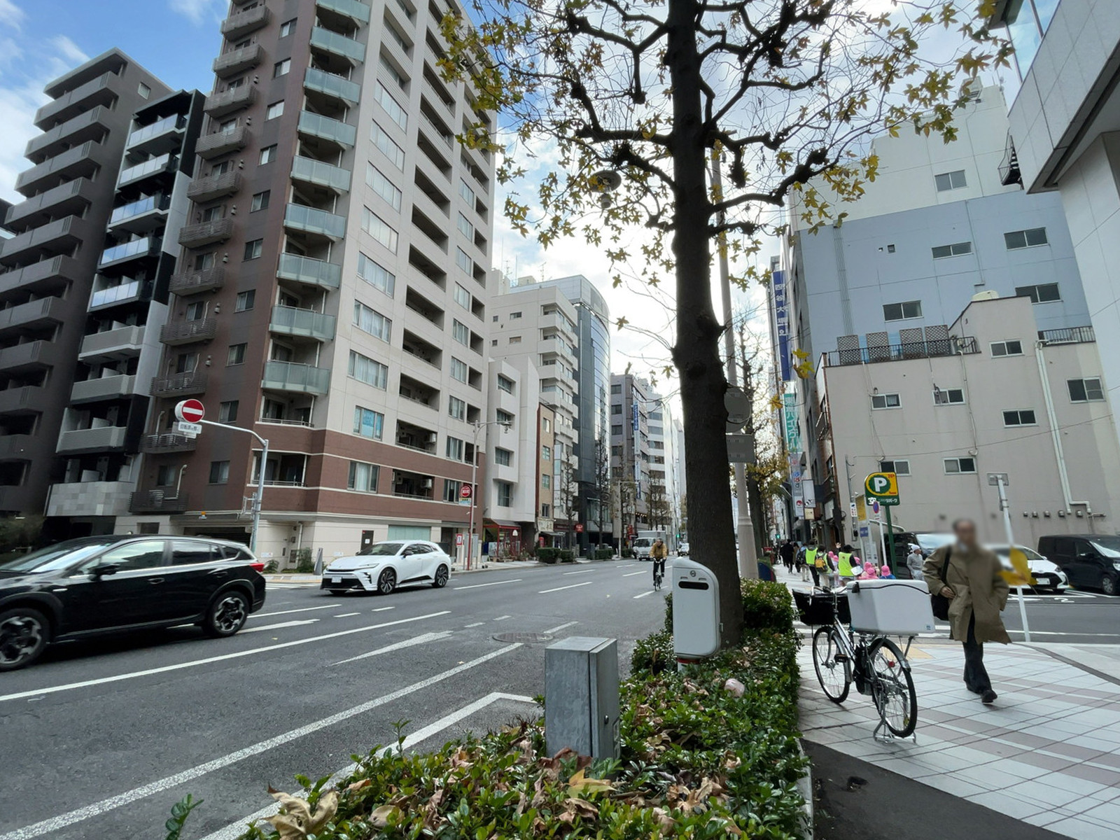 NEWS日本橋堀留町前面の通り