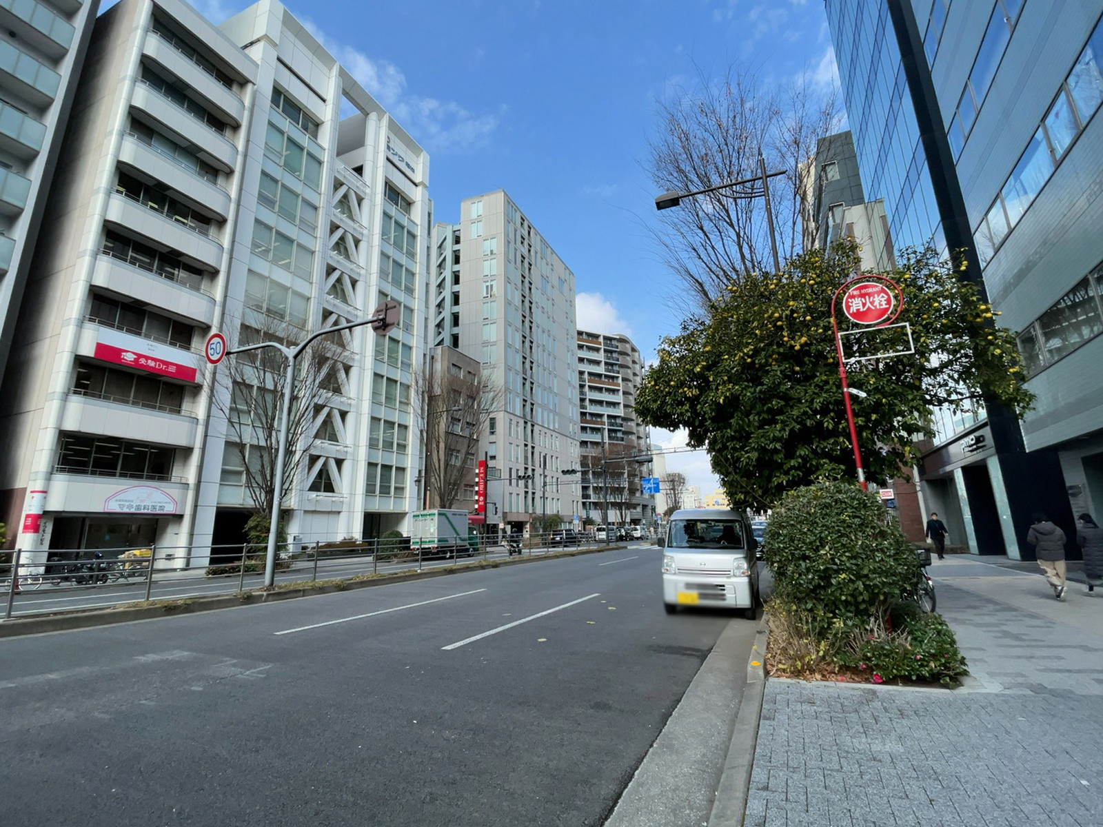 近くの清杉通り