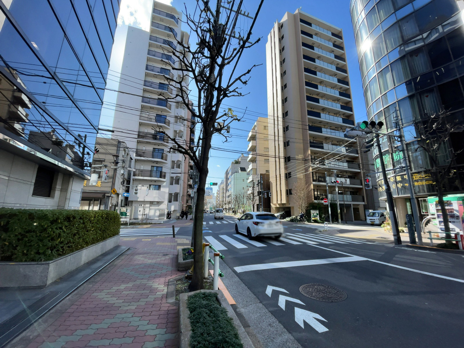 VORT浅草橋前面の通り
