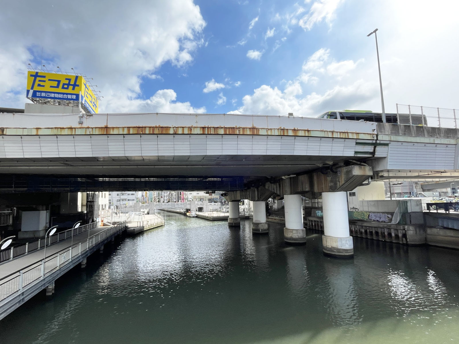 至近の道頓堀川