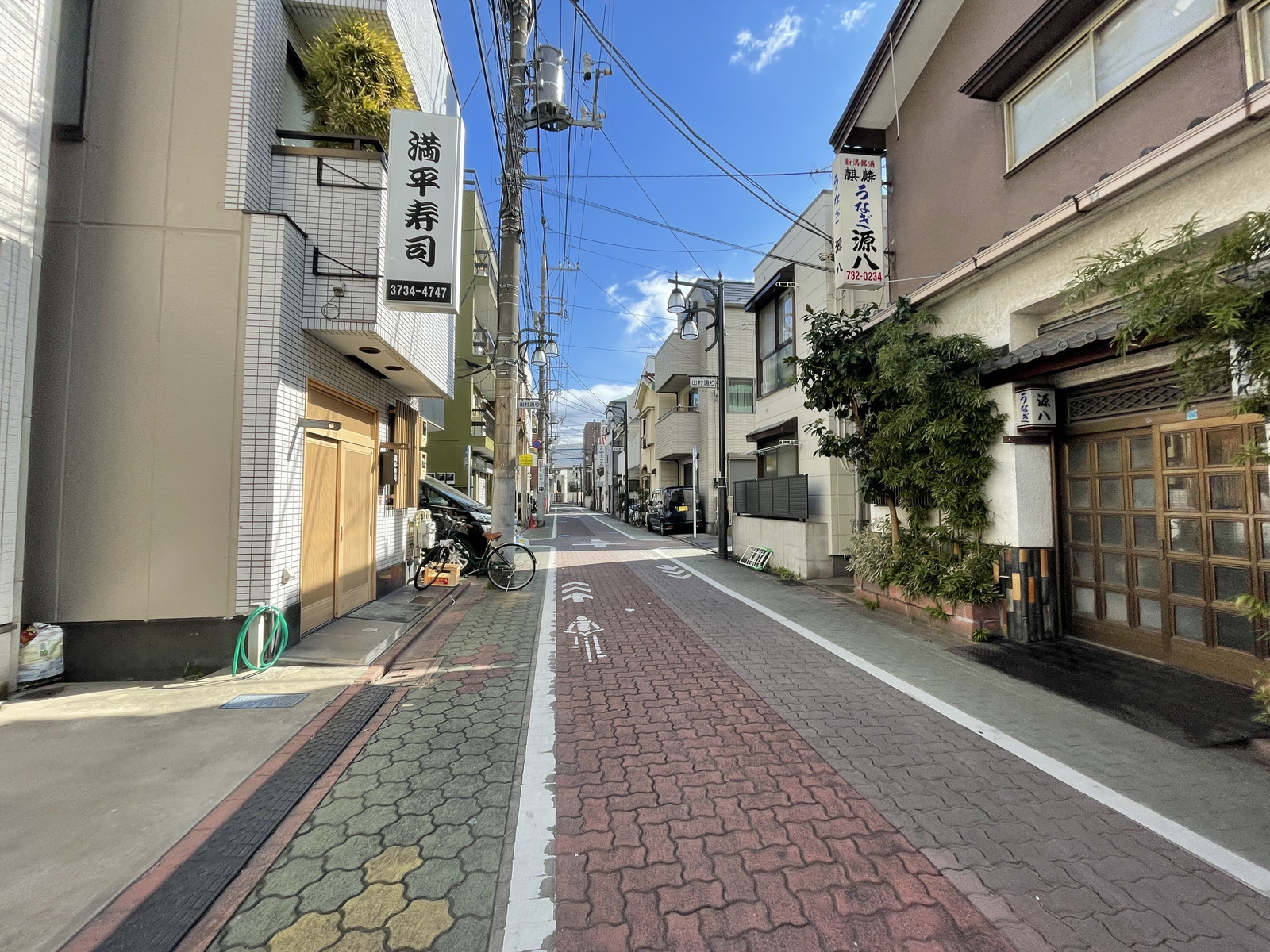 蒲田本町2丁目ビル前面の通り